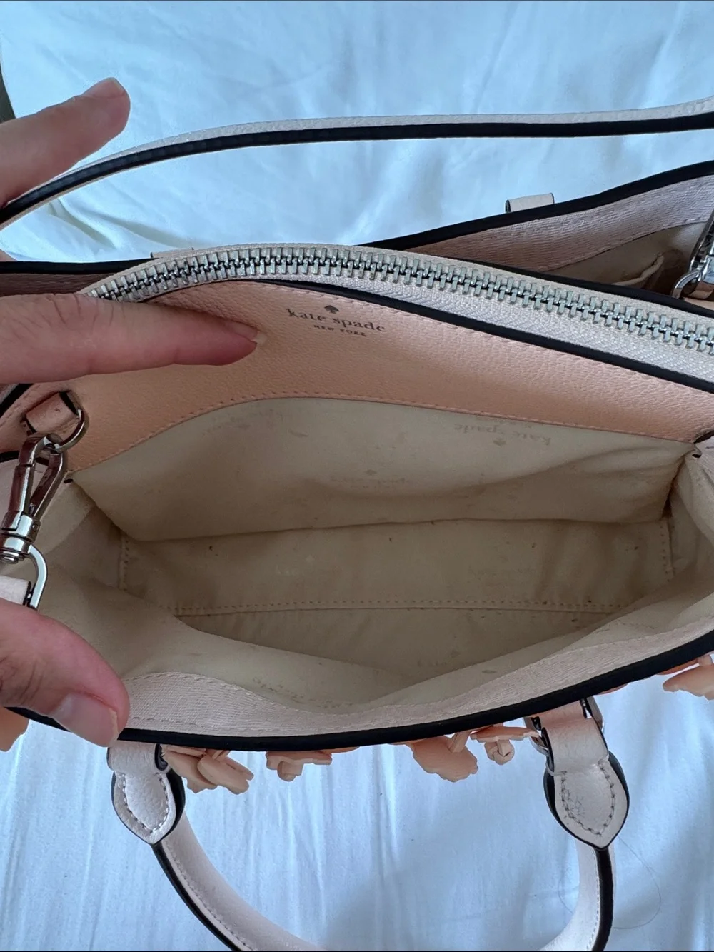Kate spade Thompson street floral small satchel bag purse